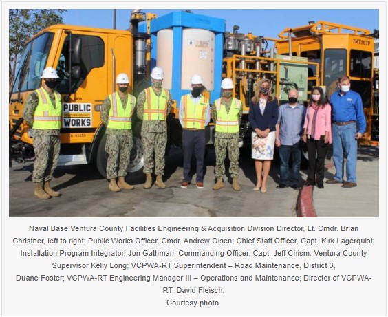 Navy and PWA staff celebrating an agreement Navy and PWA staff celebrating an agreement