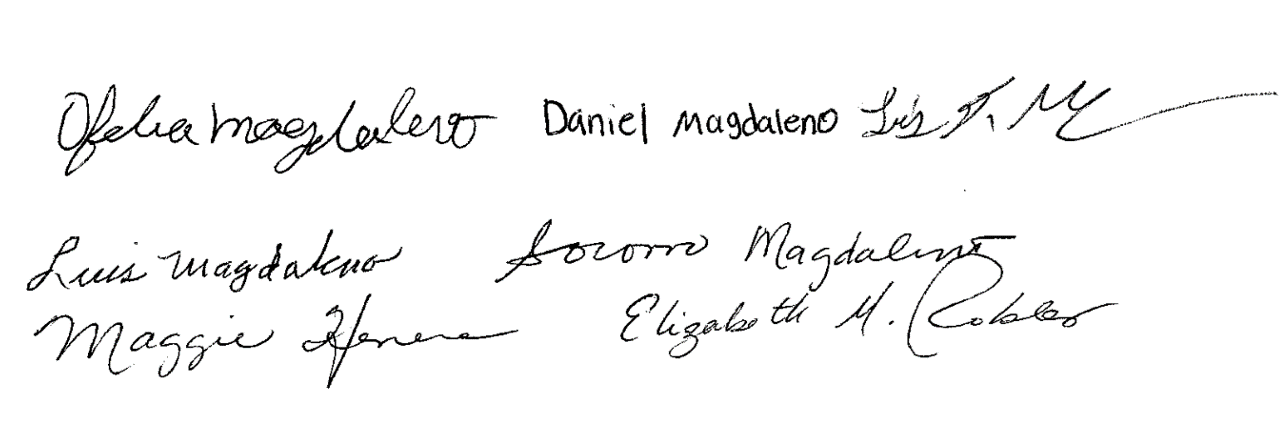 Magdaleno Family
