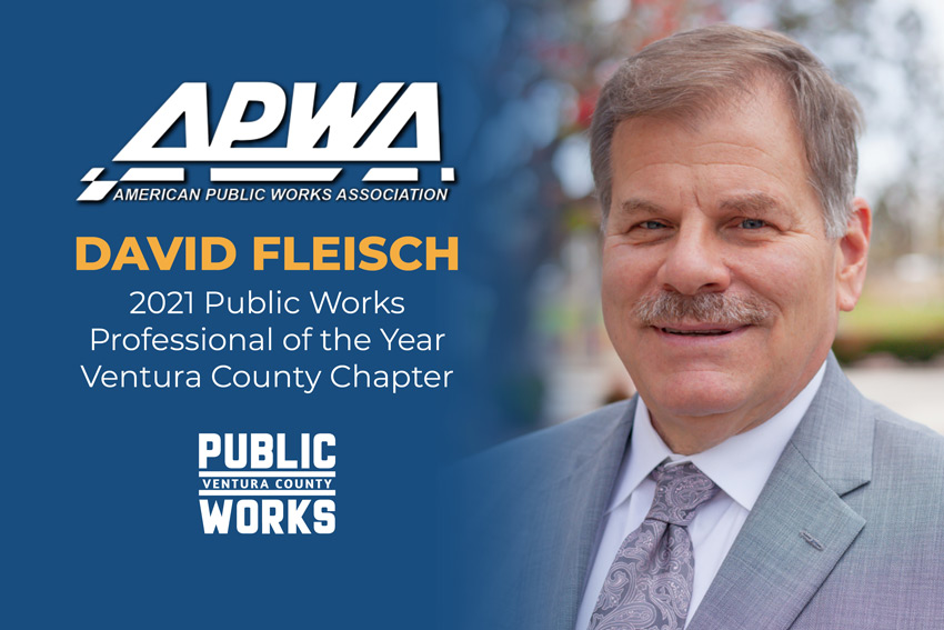 David Fleisch 2021 Public Works Professional of the Year Ventura County Chapter