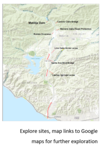 Matilija Dam Map