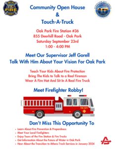 Fire Open House Poster
