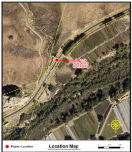 Vicinity Map - Piru Canyon Road Storm Damage